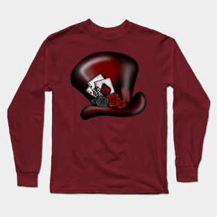 Red Magic Hat Long Sleeve T-Shirt